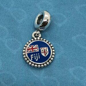 🔥🔥Pandora Flag of Fiji Exclusive Dangle charm